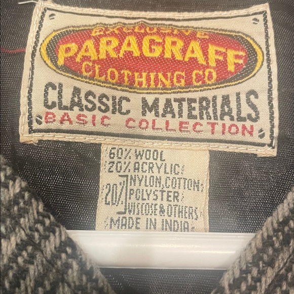 Herringbone Button-Up Vest vintage small - Picture 4 of 4